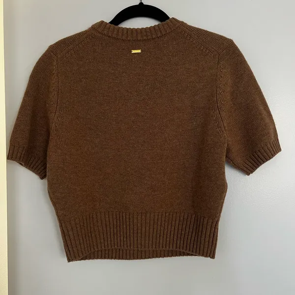 Toccin Short Sleeve Sweater Brown - Image 6