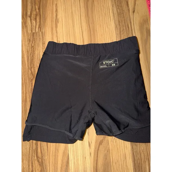 Stoic Women's Sz XS Athletic Sport Athletic Elastic Waist Skort Moonless Black - Image 5