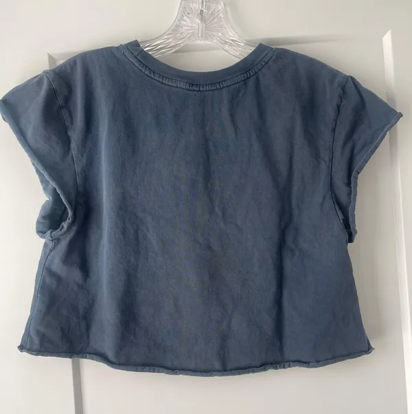notre dame cropped tee Blue Size M - Image 3