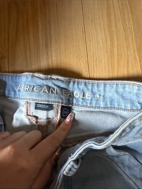 American Eagle Outfitters Light Blue Wide-Leg Jeans - Image 2