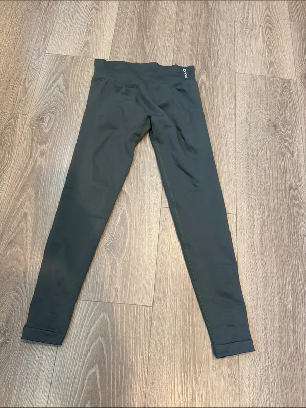 DFYNE Dynamic Leggings Steel Green Size Small Gray - Image 2