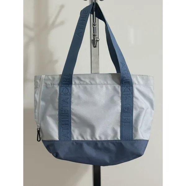 Athleta Girl Weekend Tote Bag Blue One Size Water Repellent Power of She Dance - Image 3