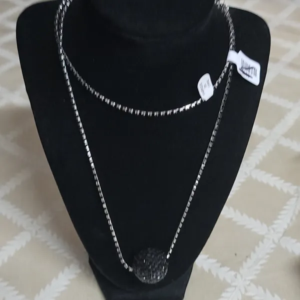 FREE PEOPLEDisco Disco Pendant Necklace In black - Image 4