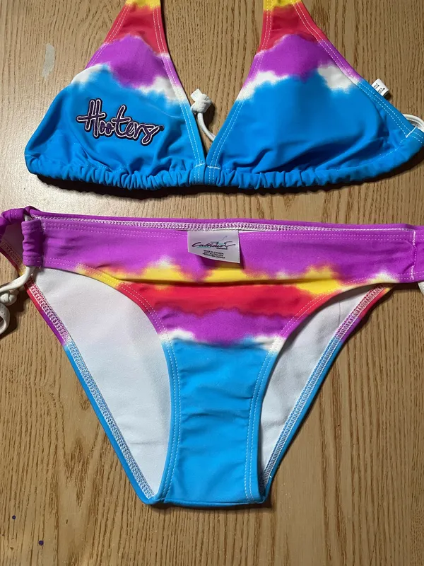 New Hooters vintage 2Pc Bikini Swimsuit size Small - Image 3