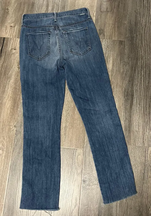 Mother High Waisted Rascal Ankle Fray Jeans - Image 6