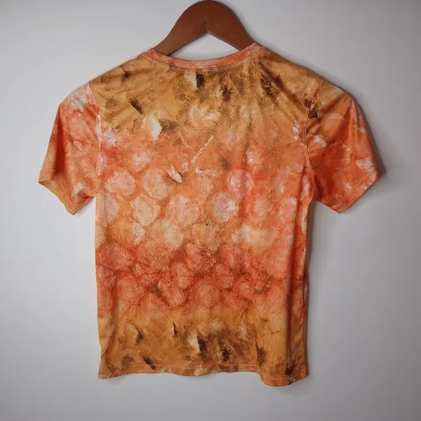 Reel Legends Aquaflauge S Fishing Orange Rash Guard Top - Image 6
