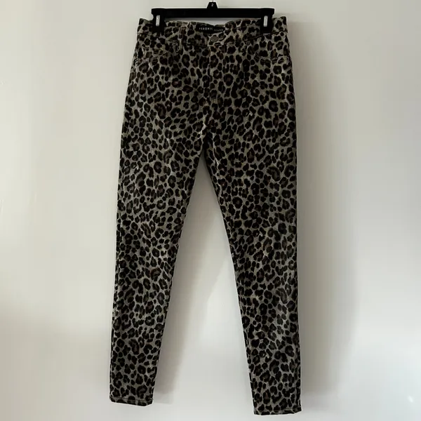 Veronica Beard Mid Rise Leopard Skinny Jean Size 28/6 - Image 3