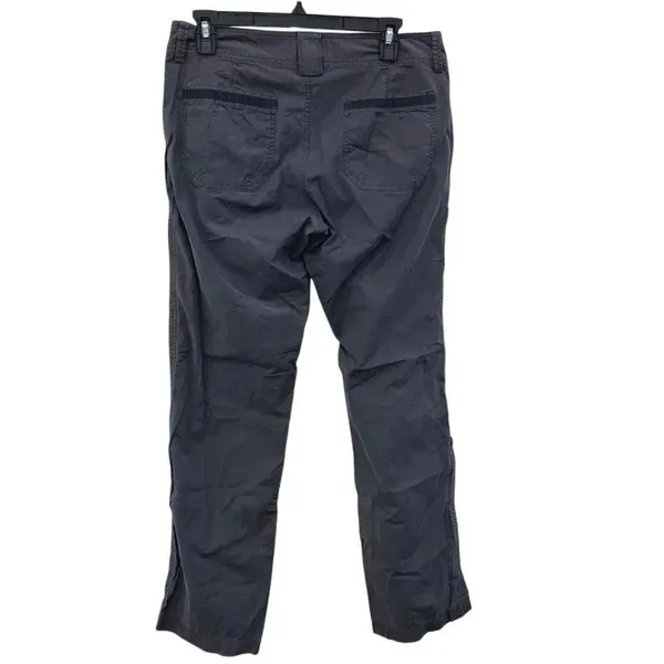 Marmot Charcoal Grey Convertible Hiking Pants size 8 outdoors Gorpcore rain resi - Image 2
