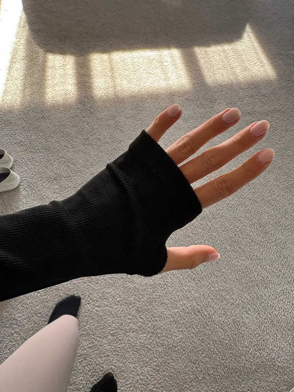 Black Zip Up Sweatshirt Size XS - Image 3