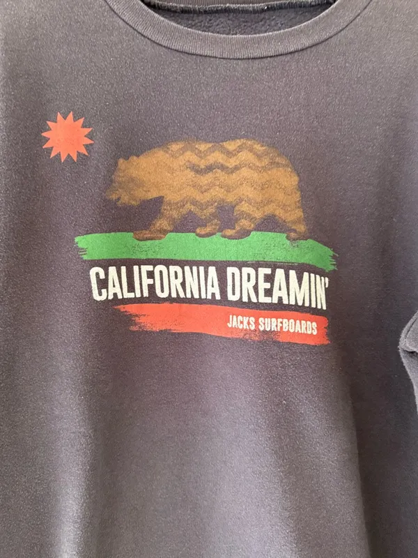 Jack's Surfboard California Dreaming Crewneck‎ Sweatshirt Navy Size Large - Image 2