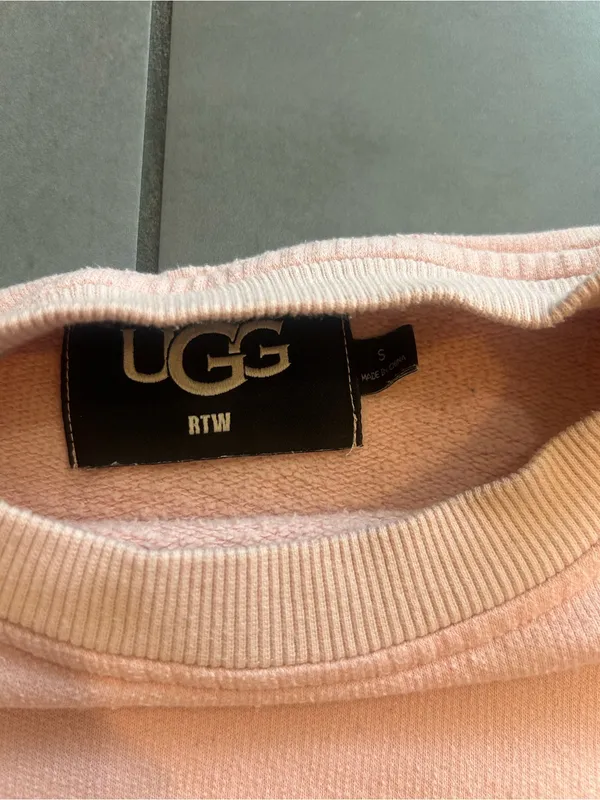UGG Brook Balloon Sleeve Crewneck — Pink - Image 4