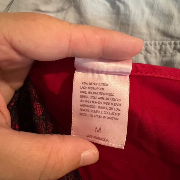 Gilligan & O’Malley Medium Red Nightgown - Image 6