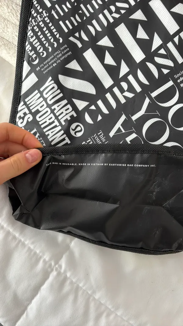 Lululemon Shopping Reusable Bag - Image 3