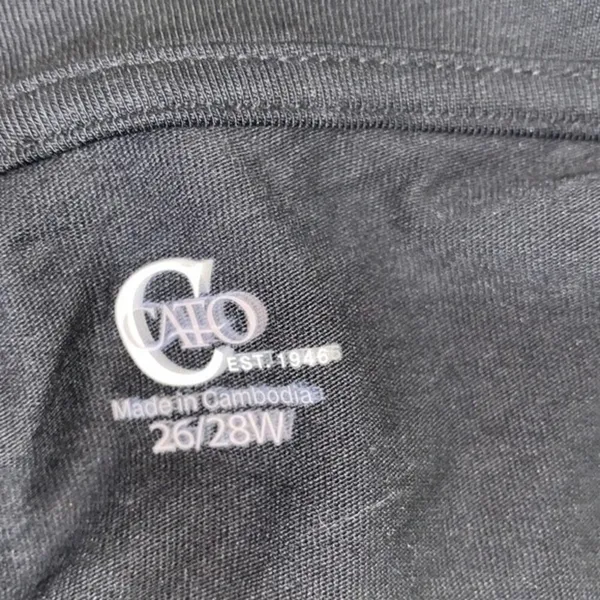CATO black T-shirt Wake me for the weekend size 26/28W - Image 4