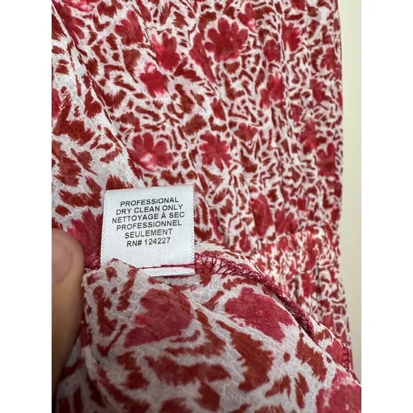 MISA Los Angeles Eba Mini Dress in Red Sz. S - Image 6