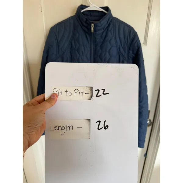 Ariat women's blue gray quilted Volt Insulated jacket‎ size xl - Image 7