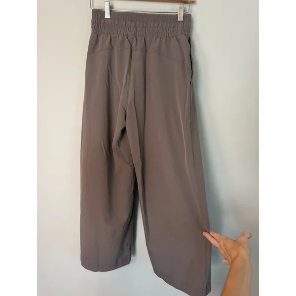 Spanx Sz XS Out Of Office Cropped Wide Leg Pant Smoke NWT - Image 9