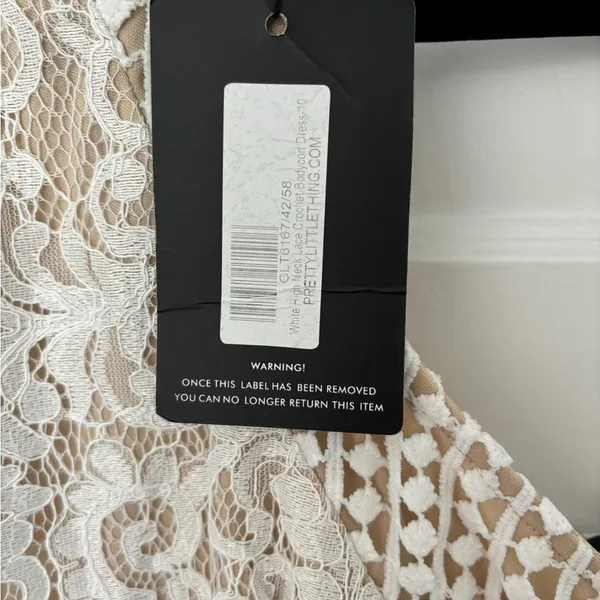 NWT Pretty Little Things Lace Bodycon Dress Size 8 - Image 8