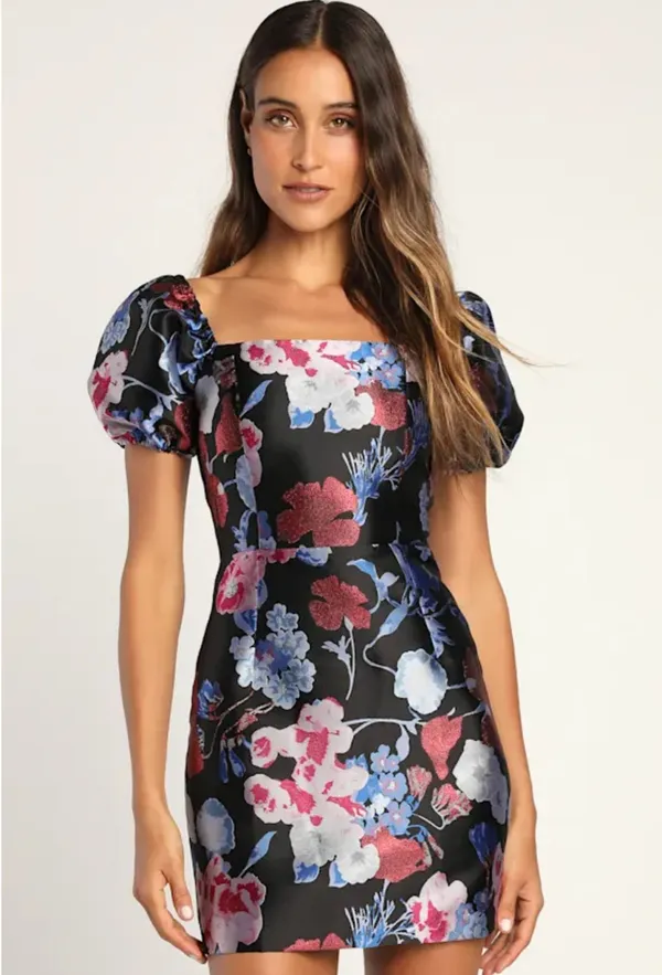 Lulus Floral Mini Dress - Image 2
