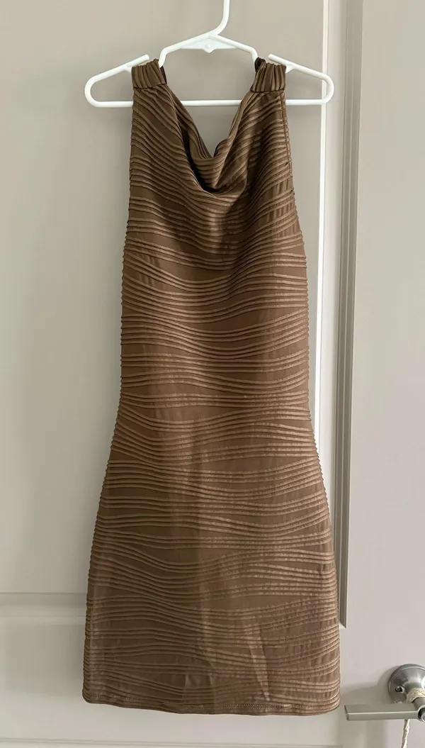 Pretty Little Thing Cowl Back Dress - Image 4