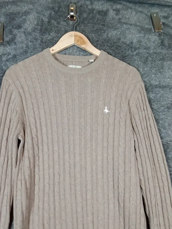 Jack Wills Marlow Cable Knit Womens Sweater Preppy Fisherman Heritage Academia S - Image 4