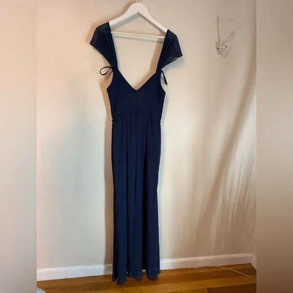 Celebrate DB Studio Off The Shoulder MOB Prom Homecoming Navy Blue Size 2 NWT - Image 7