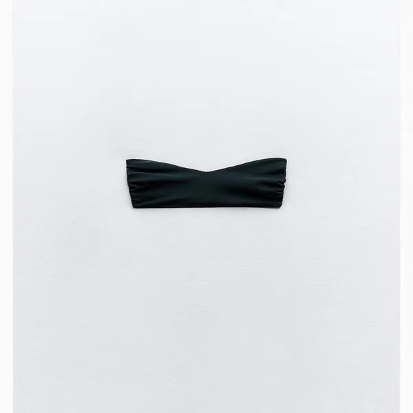Zara new Chic‎ Black Strapless Bikini - Image 5