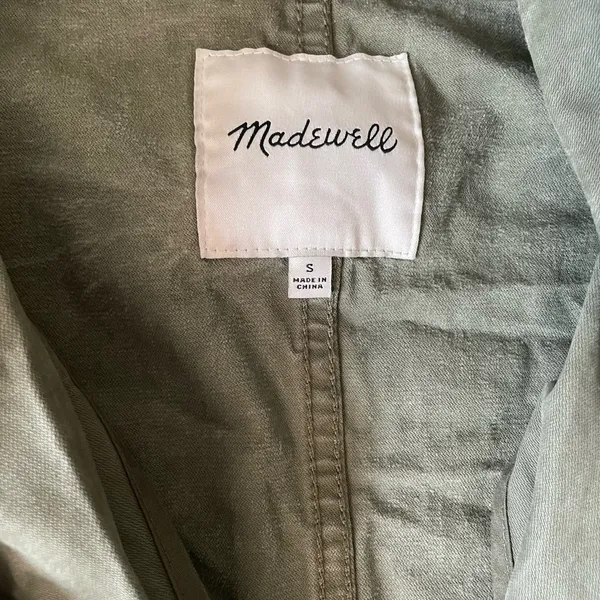 Madewell army green jacket - Image 2