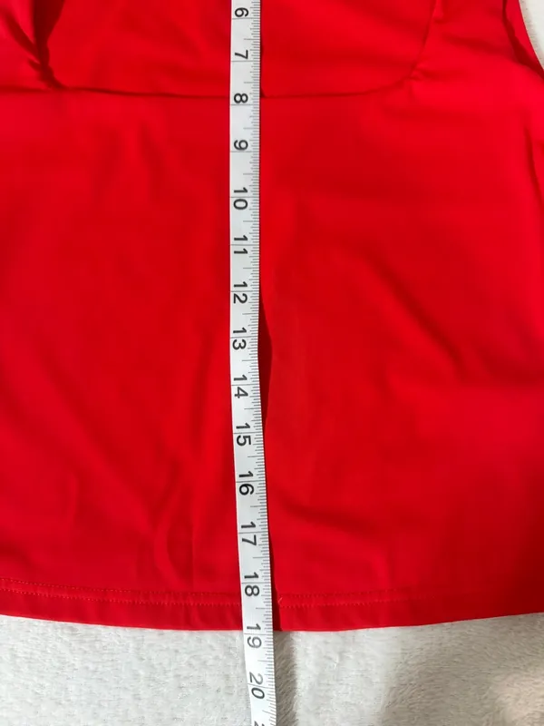 Edikted  NWOT Bright Red Essy Square Neck Top - Image 9