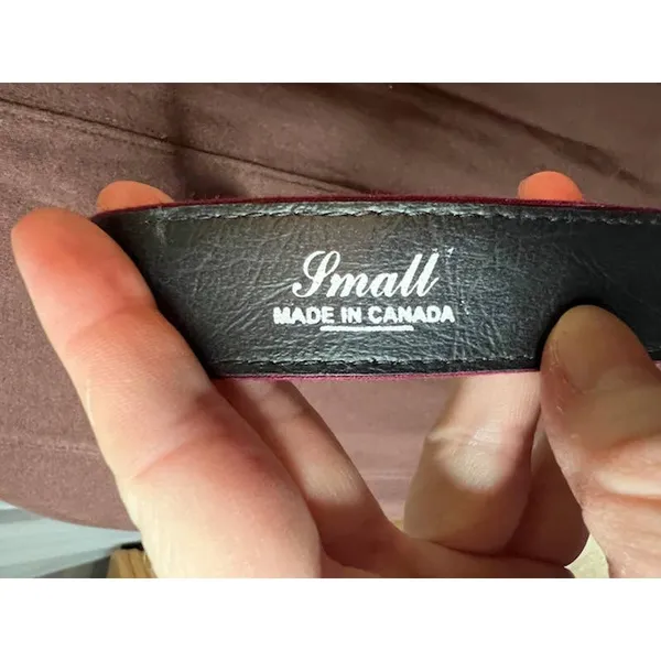 belt chain leather cloth size small Black - Image 7