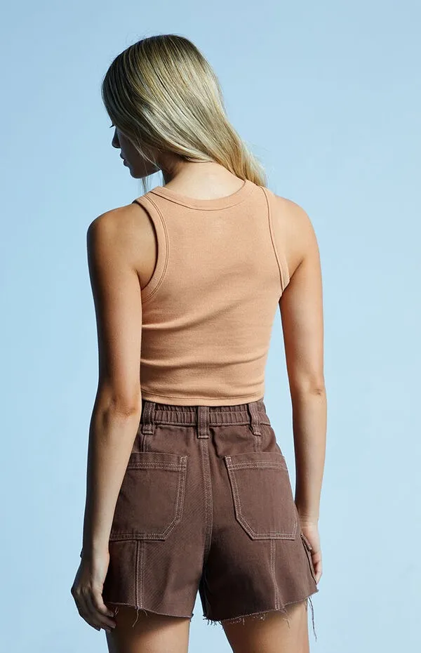 PacSun Brown Cargo Shorts - Image 2