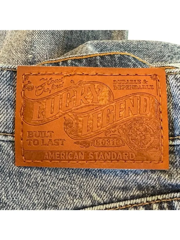 Lucky Brand Boyfriend Mid Rise Flare Patchwork Jeans Size 0/25R Cotton Hemp - Image 9