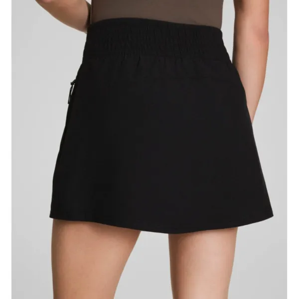 Spanx On The Move High-Rise Mini Skort Very Black Utility Hi-Waist Waisted Skirt - Image 2