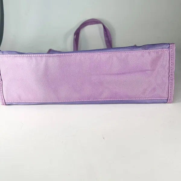 Clinique MakeUp Cosmetic Travel Carry Tote Bag Storage Lavender Purple New - Image 6