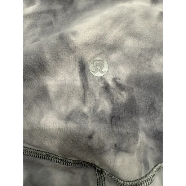 Lululemon Align‎ Cross Waist Crop Legging Diamond Dye High Rise Gray Size 4 - Image 4