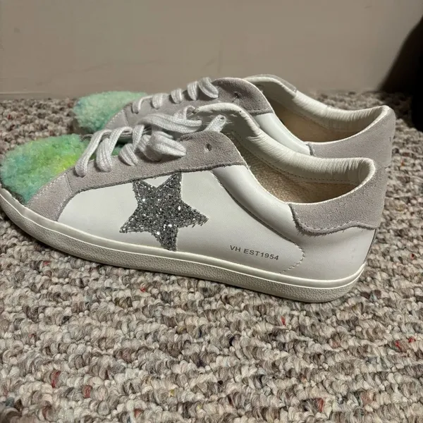 Vintage Havana Zoey Faux Shearling Trim Sneaker Size 11 - Image 2