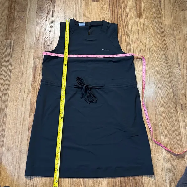 Columbia Womens Black Sleeveless Drawstring Waist Active Dress AL3265 Large - Image 3