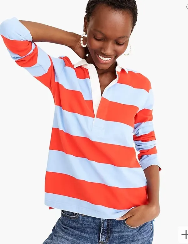J. Crew 1984 striped rugby shirt - Image 5