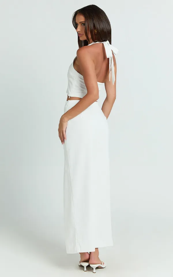 New Showpo Ayesha Fitted Side Split Midi Skirt MSRP $75 - Image 4