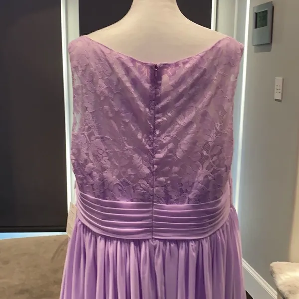 Women’s A-Line V-Neck Chiffon Prom Formal or Bridesmaid Dress Size 18W NWT - Image 4