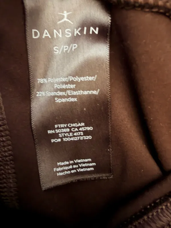 Danskin High Waist Chocolate Brown Leggings - Image 6