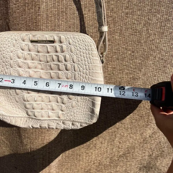 Brahmin Mini Sydney Pumice Melbourne Leather Bag shoulder Purse Authentic - Image 7