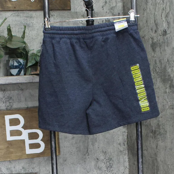 NWT Campus Lifestyle Atlanta Braves Fleece Shorts CL-MLB-SHORTS 2XL Navy Blue - Image 2