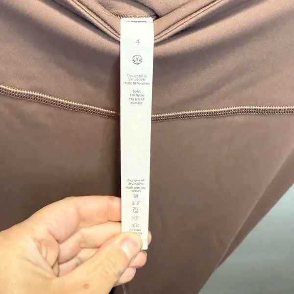 Lululemon Groove Nulu Super-High-Rise Flared Brown‎ Pant Regular Size 4 - Image 3