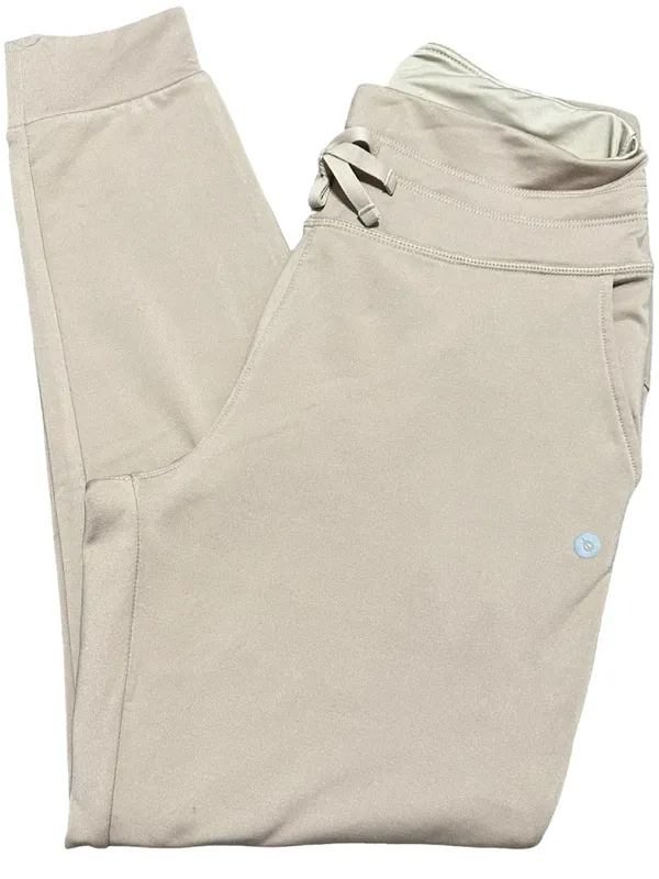 Baleaf Women’s Size Medium Khaki TanHigh Waist Track Joggers Sweat Pants - Image 2