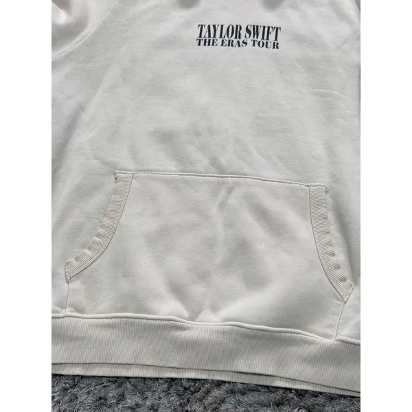 Taylor Swift Official The Eras Tour Sweatshirt Hoodie Adult Size XL Unisex Cream - Image 9