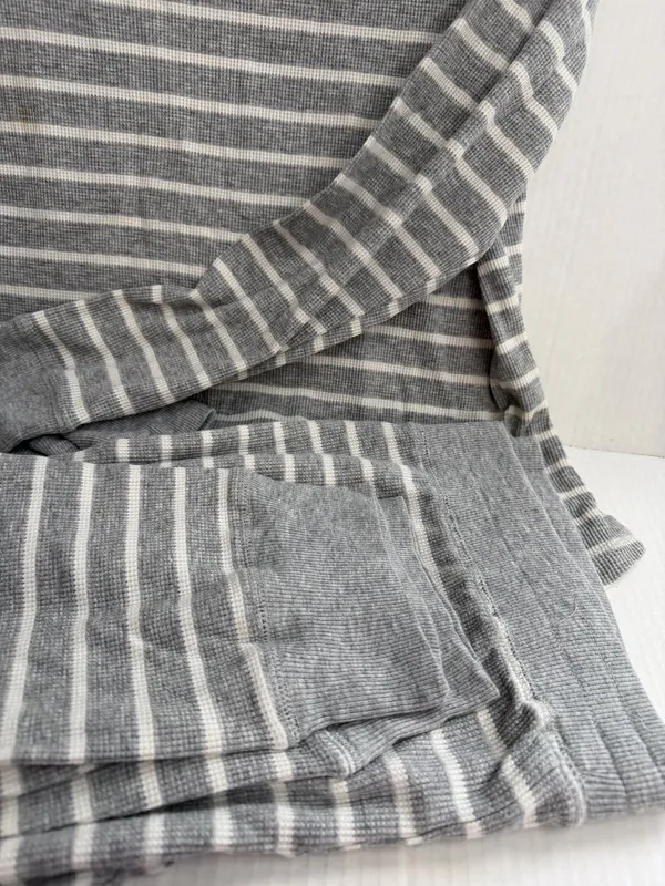 Gilligan & O’Malley Ladies Stripe Pajama Set - Cozy Long Sleeve Top & Pants - Image 3