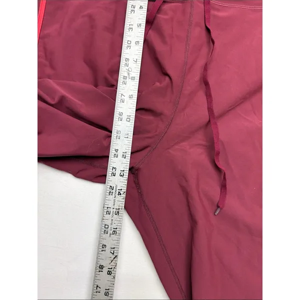 The Upside size large / 10 burgundy track pants joggers athletic gym - Image 8