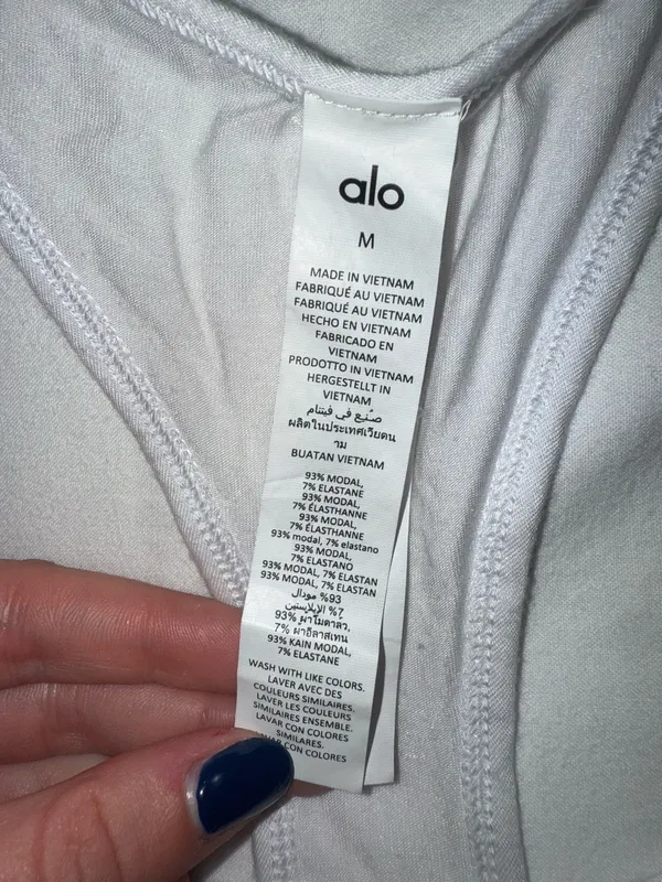 Alo Yoga Tank Top Racerback - Image 3