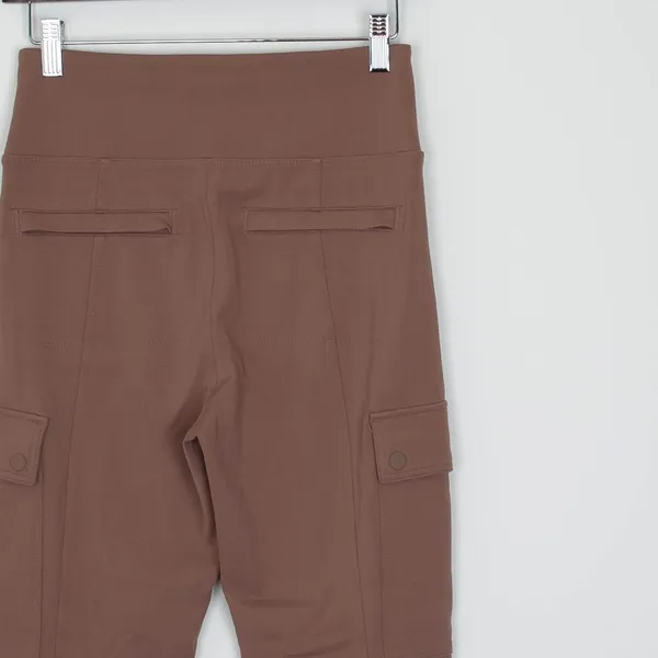 Athleta Delancey Straight Cargo Pant Womens XS‎ Brown High Rise Trousers Stretch - Image 9